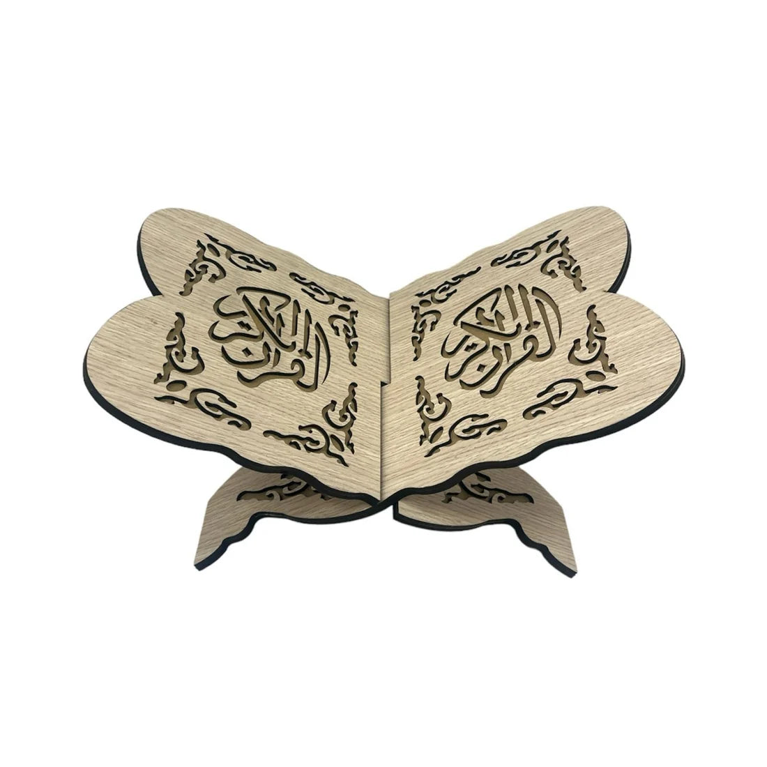Wooden Colored Ground Quran Stand #3