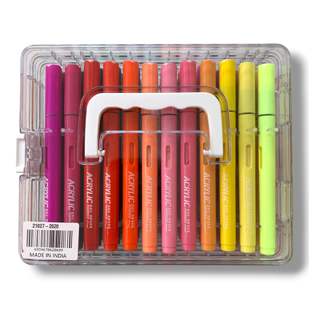أقلام أكريليك برأس فرشاة 60 لوناً || Acrylic Brush Marker 60 Colors