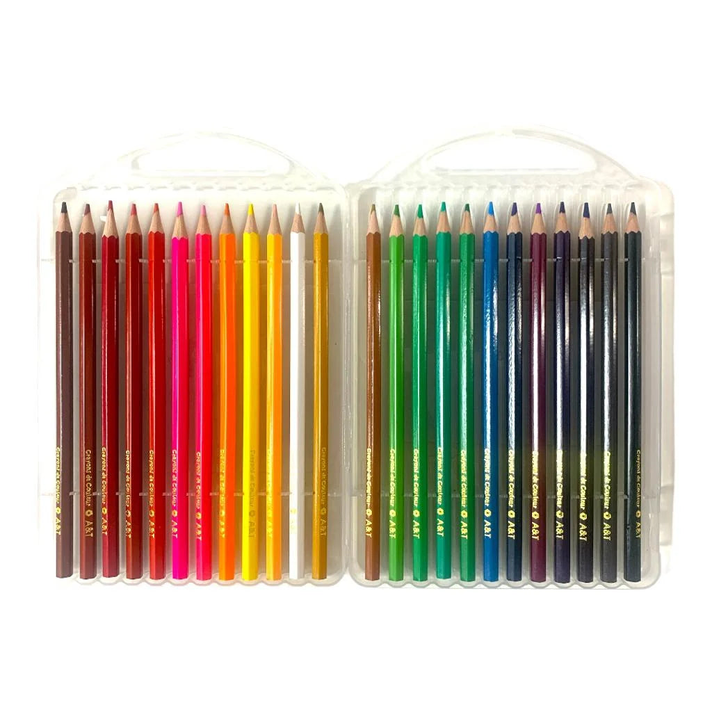 A&T Color Me Colored Pencils 24 Colors