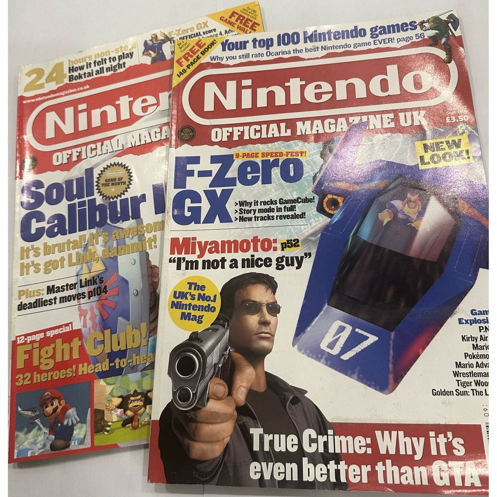 Nintendo Magazine Year 2003 Issues 132 133 || مجموعة من نسختين لمجلة نينتندو، الإصداران ١٣٢ و١٣٣ لعام ٢٠٠٣