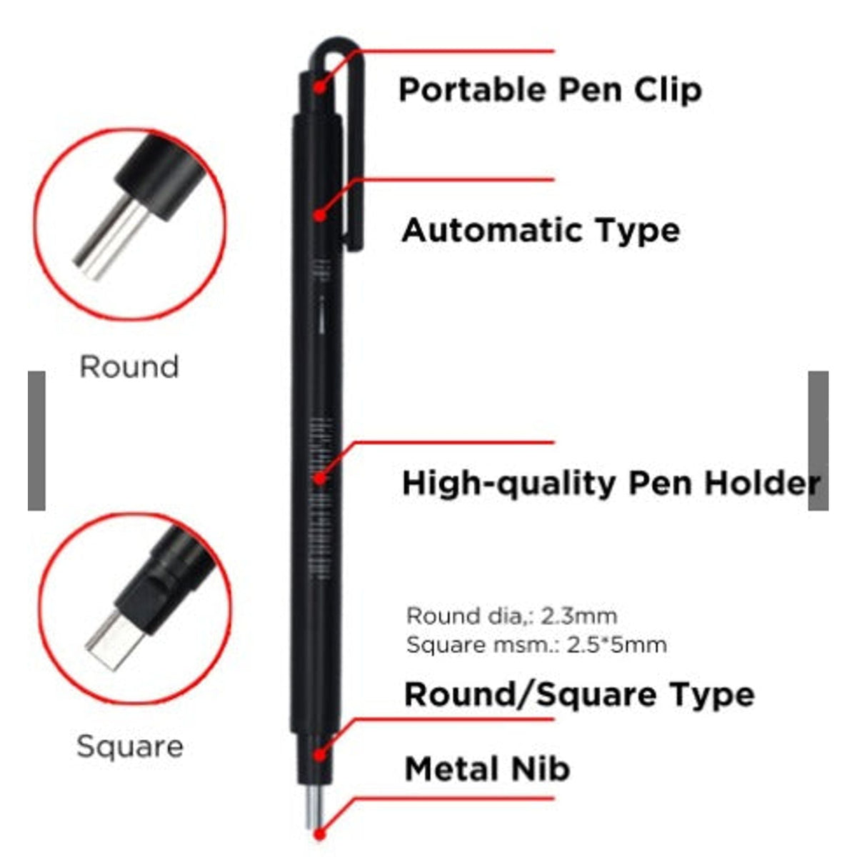 قلم مسح تلقائي || Automatic Eraser Pen
