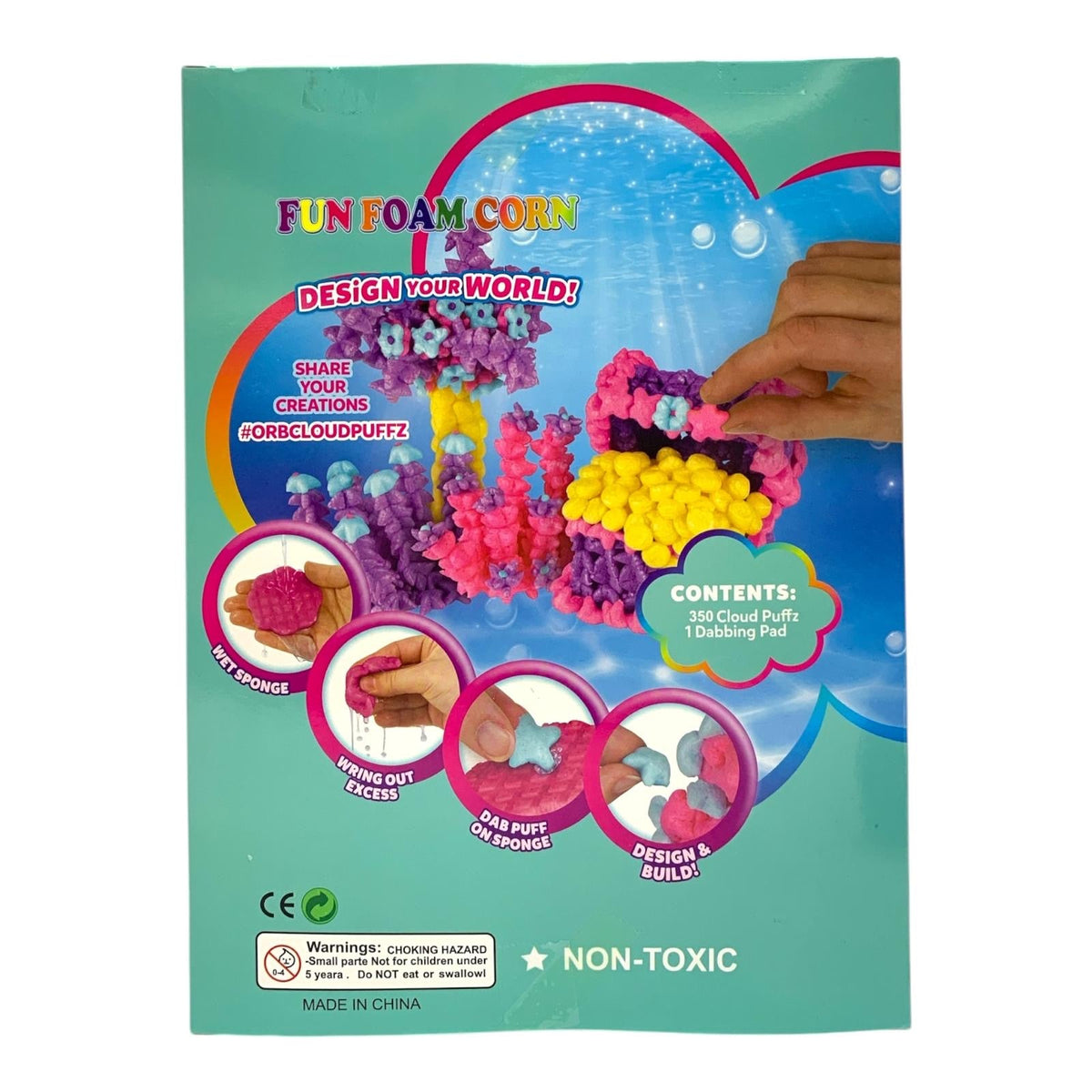 Fun Foam Corn 350 Pcs #3 || لعبة تركيب بف الذرة ٣٥٠ حبة #٣