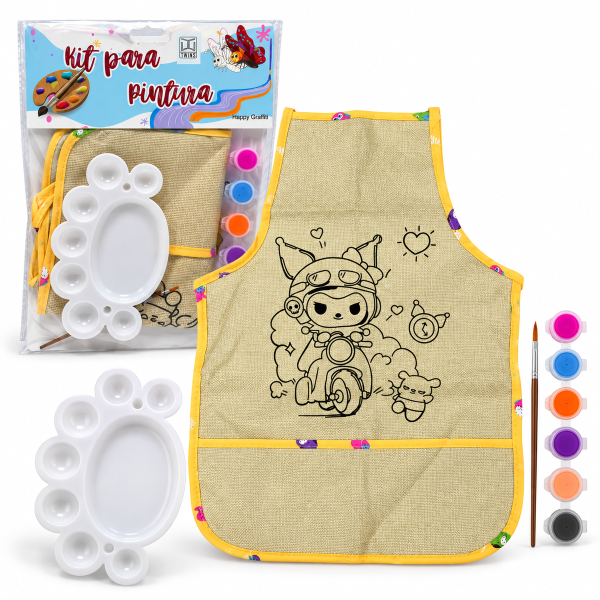 مريول تلوين كورومي || Kuromi Coloring Apron