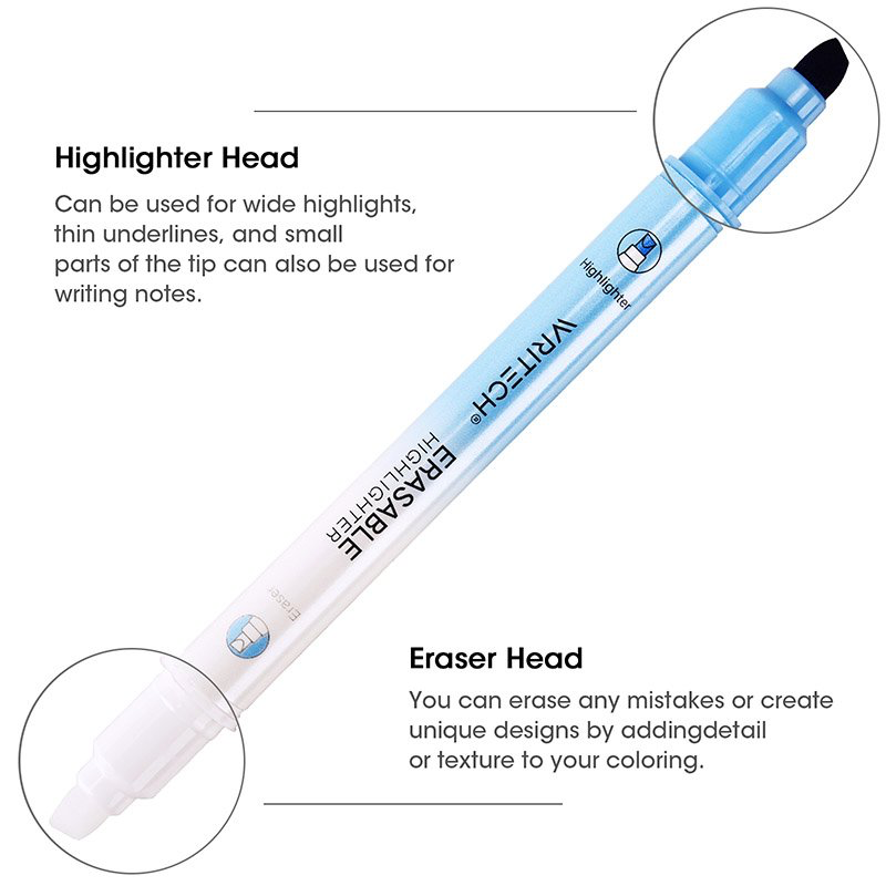 Writech Erasable Highlighters 6 Neon Colors || اقلام فسفوري ٦ لون نيون رايتيك