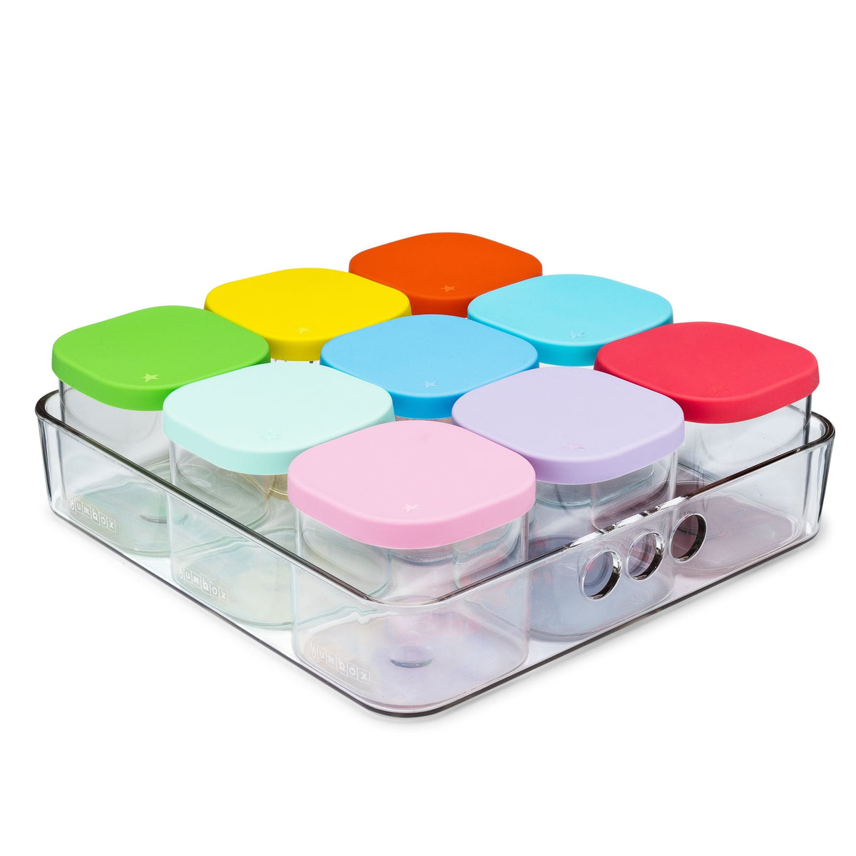 Yumbox Chop Chop Serving Tray - Square || صينية تقديم يامبوكس Chop Chop - مربعة