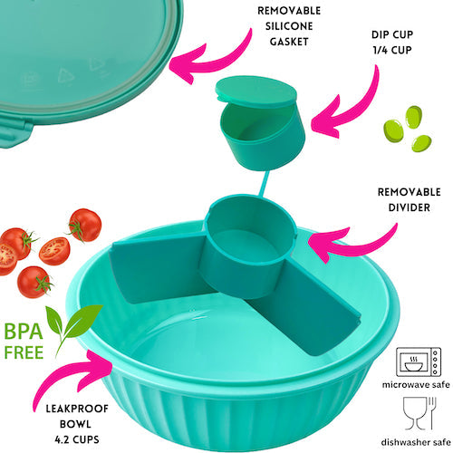 Yumbox Poke Bowl - Paradise Aqua || وعاء بوكي يامبوكس - بارادايس أكوا