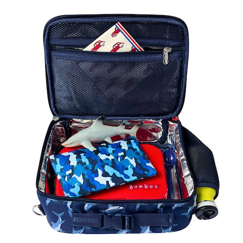 Yumbox Classic Lunch Bag - Sharks || حقيبة غداء يامبوكس Classic - أسماك قرش
