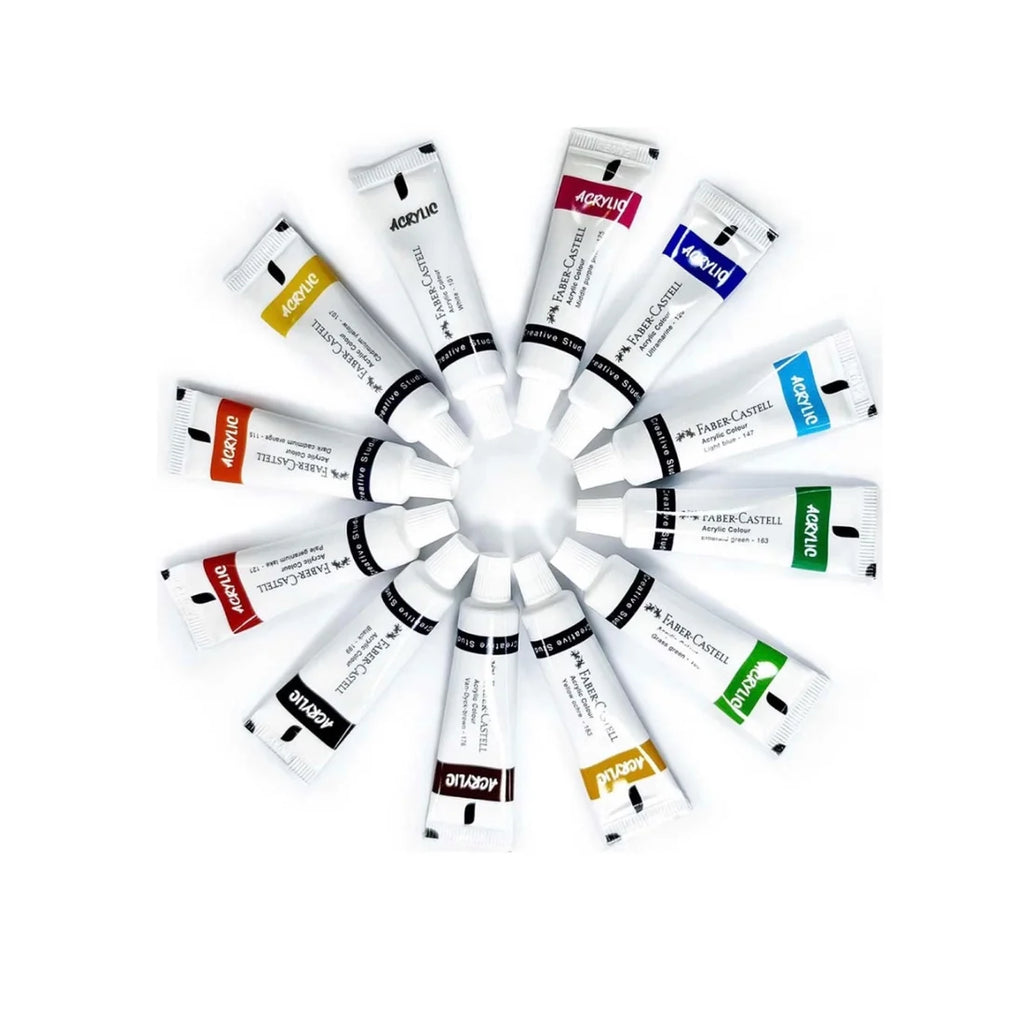 Faber Castell Acrylic Colours 12