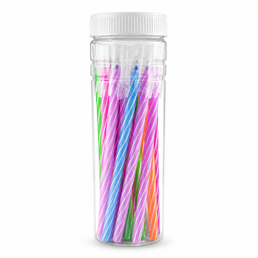A&T Pen Pack Candy 25 Pcs || عبوة أقلام حبر "كاندي" من A&T، 25 حبة