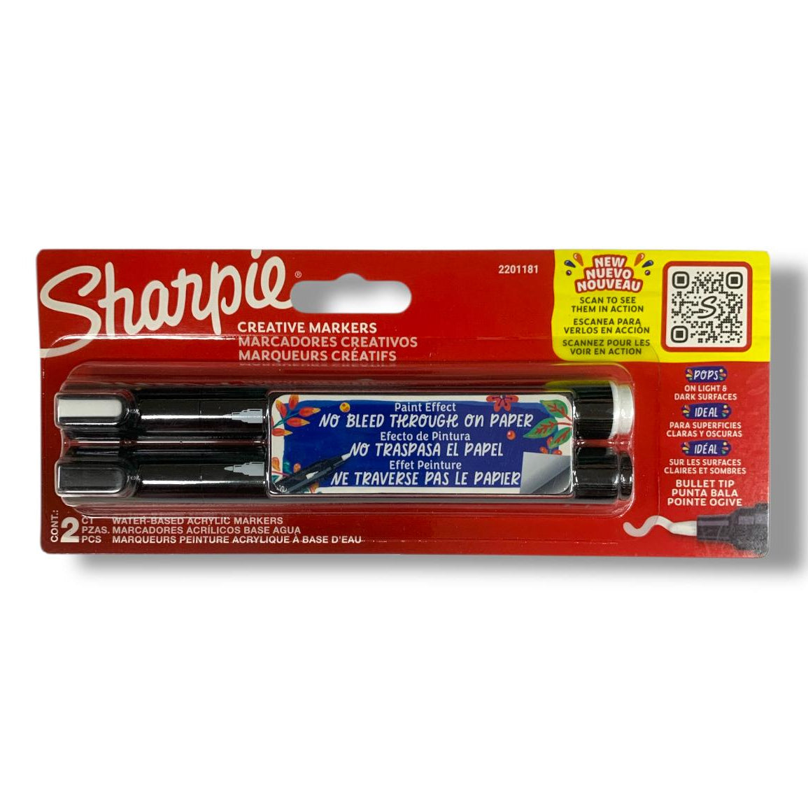 Sharpie Creative Acrylic Markers 2 Colors || اقلام شاربي 2 لون اكريليك ماركر