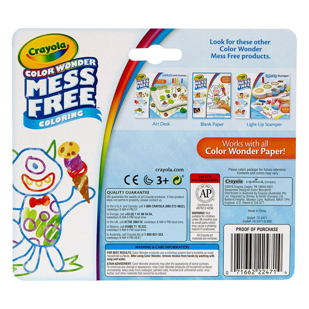 Crayola Color Wonder Mess Free Coloring 10 Markers || مجموعة تلوين كرايولا كولور وندر بدون فوضى مع 10 أقلام تلوين