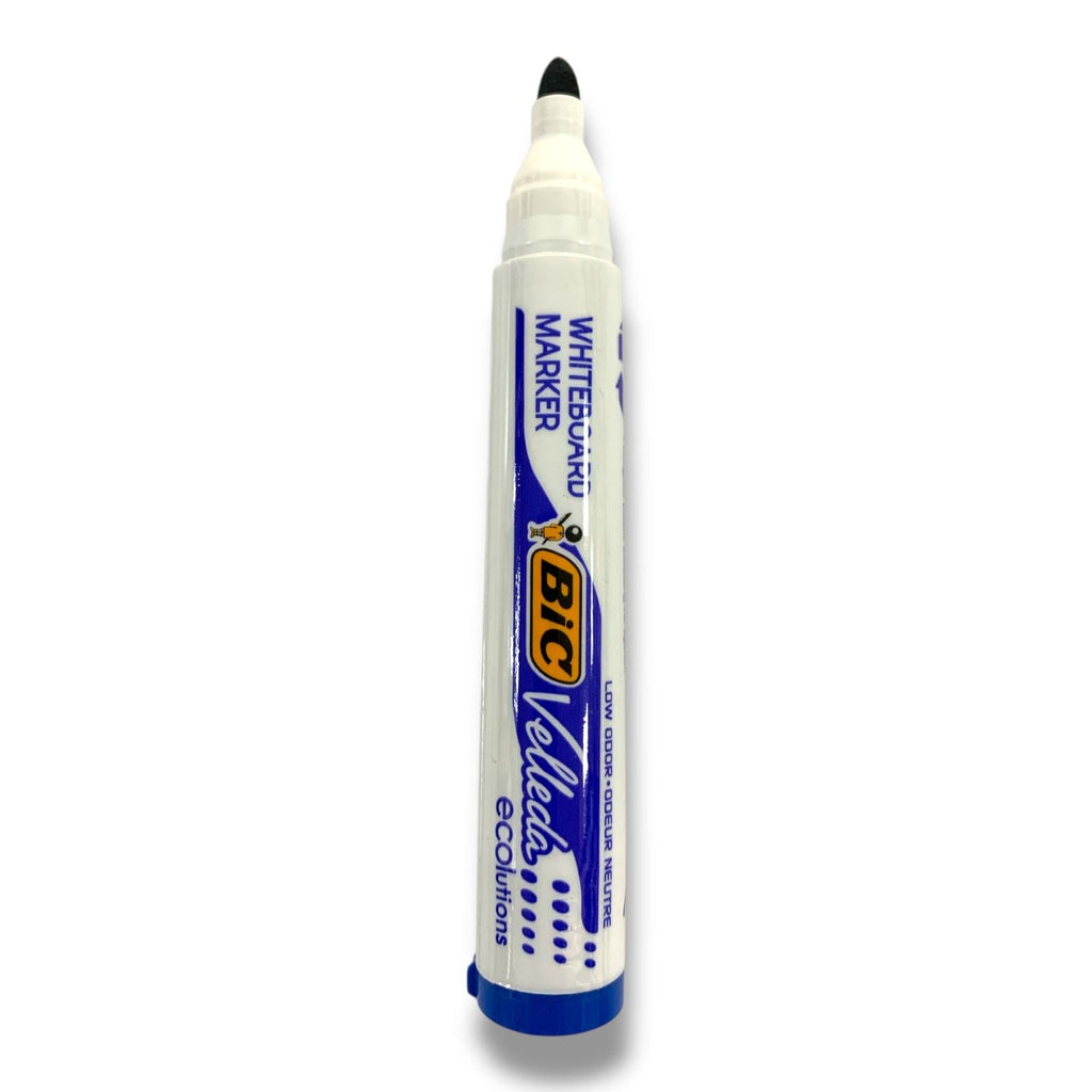 Bic Velleda Whiteboard Marker Round Tip Blue || قلم صبورة بيك راس مدور فيليدا ازرق