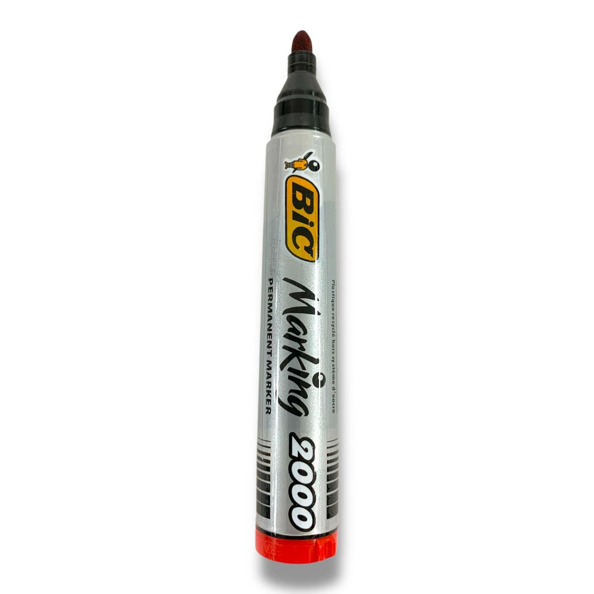 Bic Marking 2000 Permanent Marker Round Tip Red || قلم تحديد دائم بيك ماركنج 2000 رأس دائري أحمر