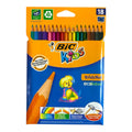 أقلام تلوين خشبية "بيك كيدز إيفولوشن" 18 لونًا || Bic Kids Evolution 18 Colored Pencils