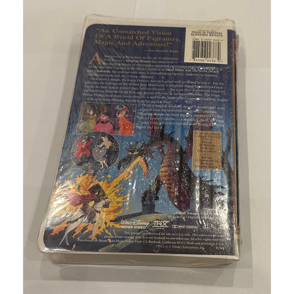 Disney VHS - Sleeping Beauty Masterpiece || شريط ديزني VHS - الجميلة النائمة إصدار ماستربيس