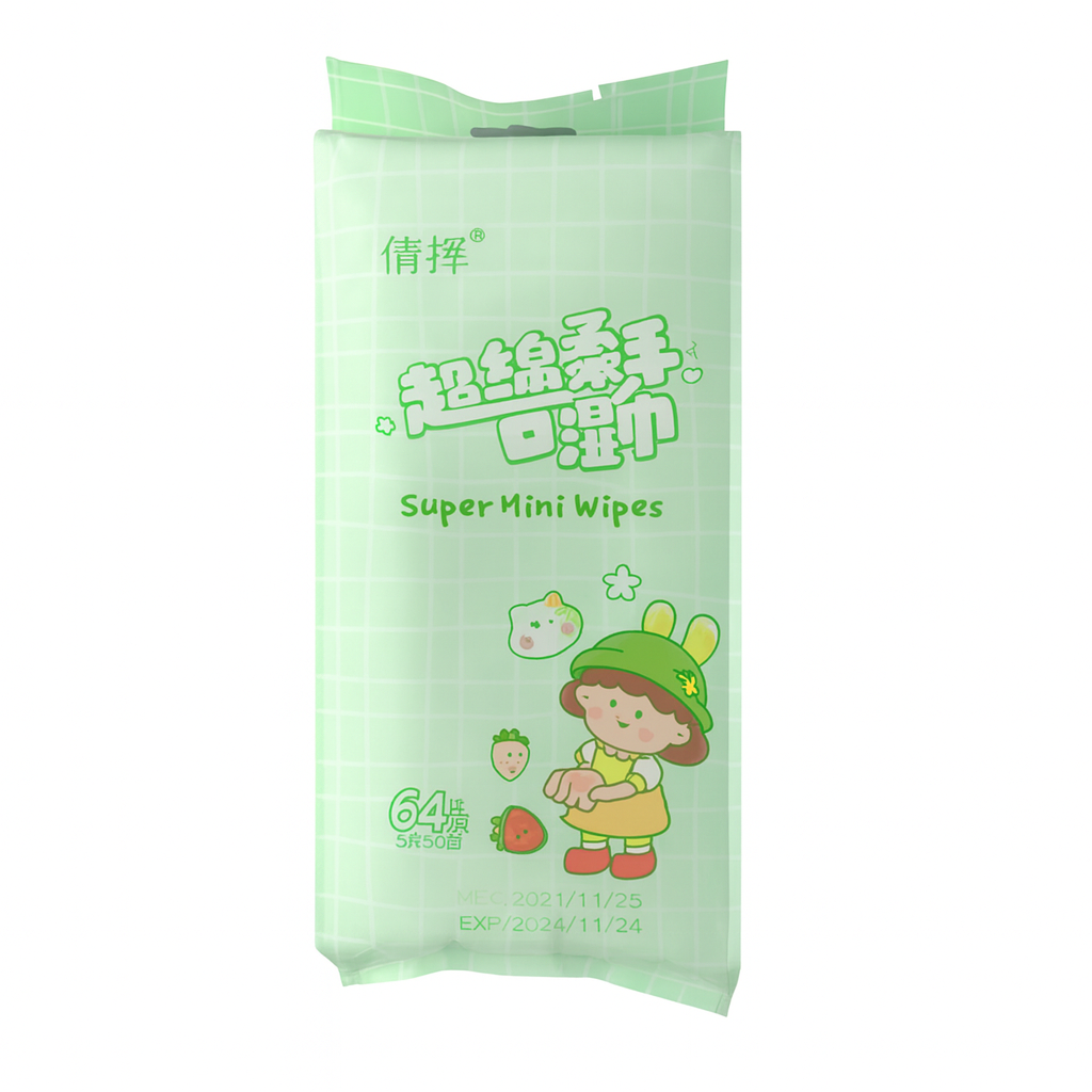 Mini Wipes For Kids Printed Characters #2 || مناديل للاطفال شخصيات #2