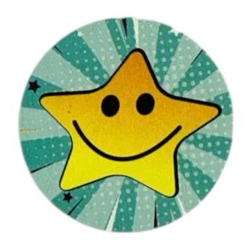 A&T Stars Encouragement Stickers 500 Pcs || رول ستيكرات تشجيعية نجوم ٥٠٠ حبة