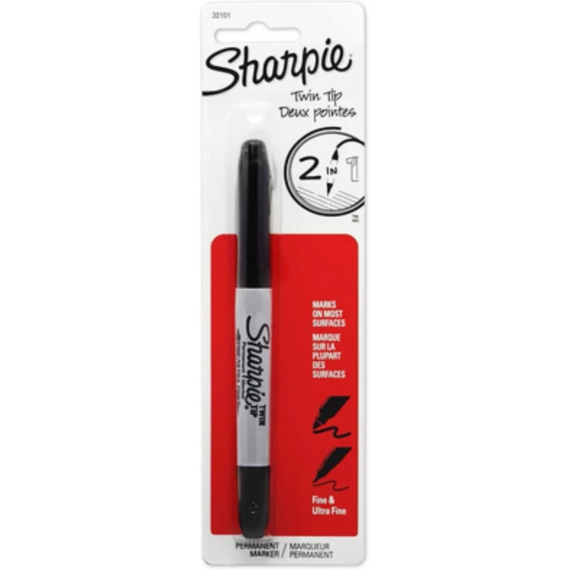 Sharpie Twin Tip Marker Fine & Ultra Fine