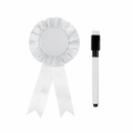 شريط تكريم أبيض قابل للتخصيص مع قلم || White Customizable Award Ribbon with Marker