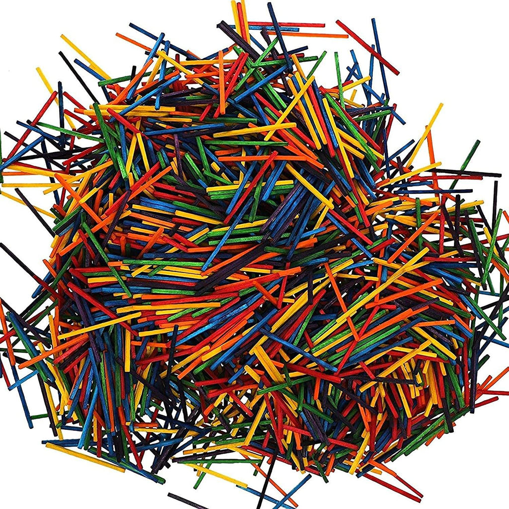 Colored Wooden Sticks || اعواد خشبية ملونة
