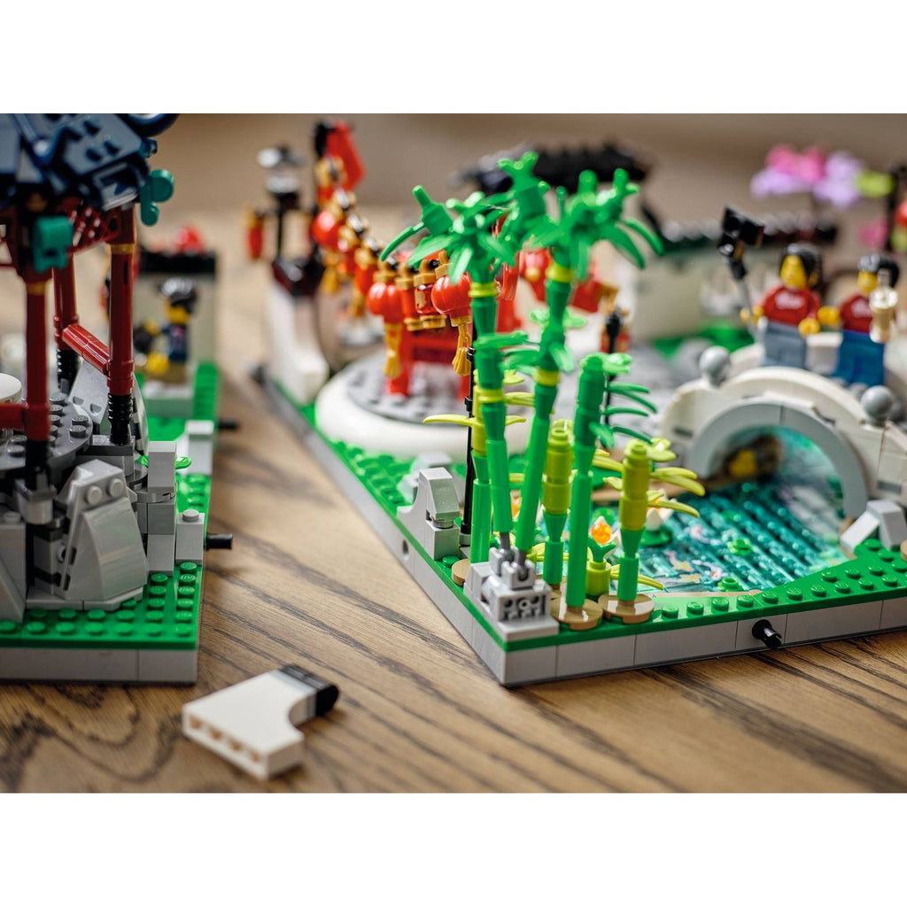 مجموعة ليقو احتفالية فانوس الربيع || Lego Spring Lantern Festival