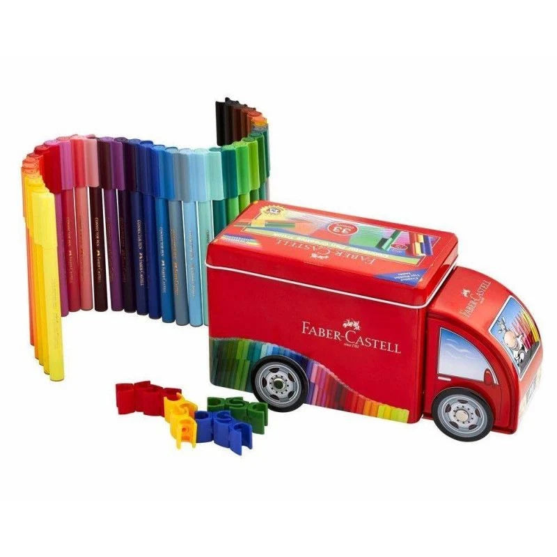 Faber Castell Truck Connector Pens 33 Pack
