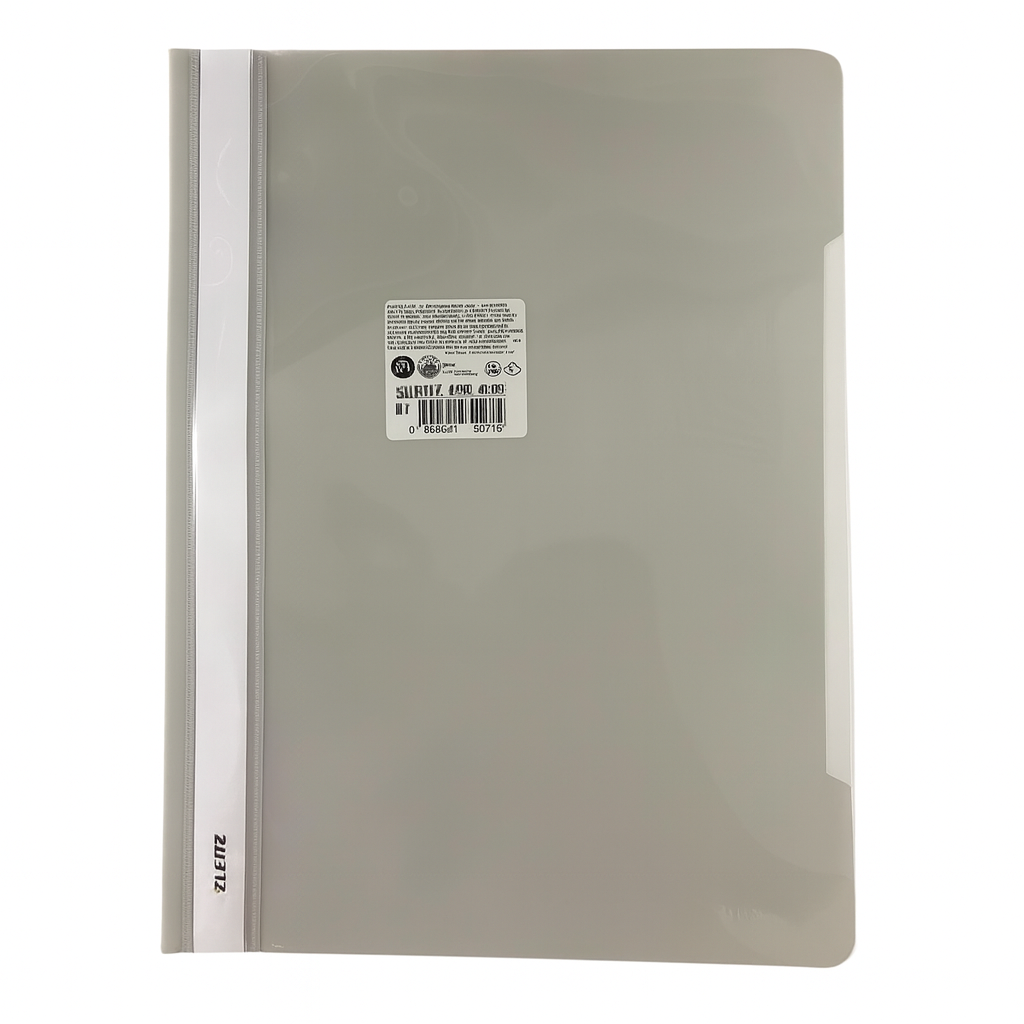 Leitz Clear File Grey || ملف ليتز شفاف لون رمادي