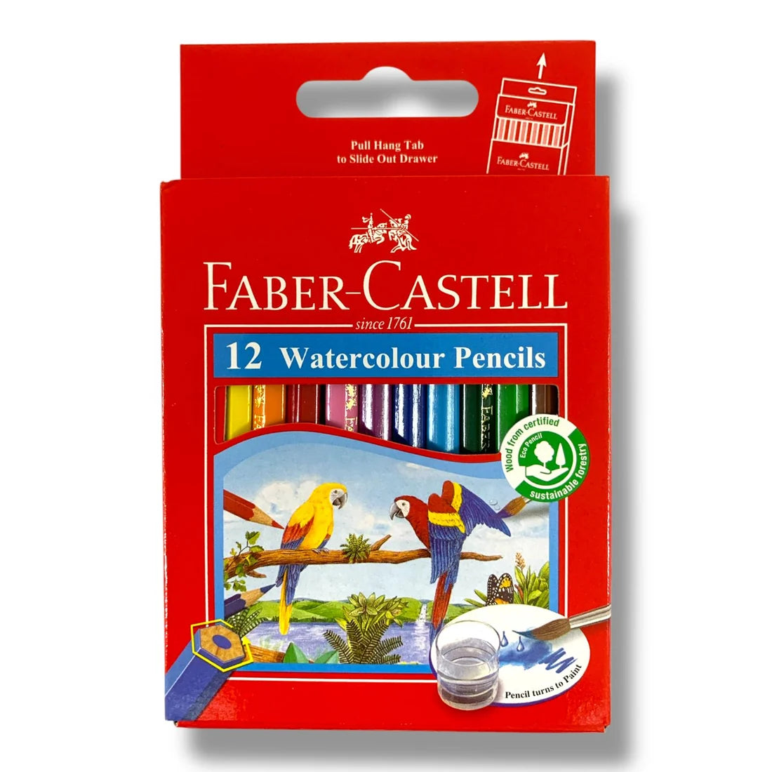 Faber Castell Watercolor Pencils 12 Colors