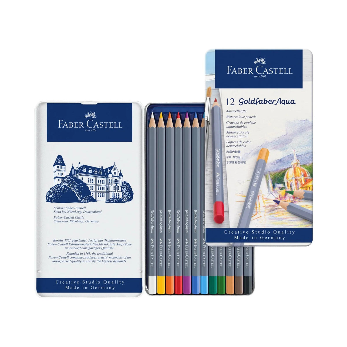 Faber Castell Goldfaber Aqua Watercolour Pencil Set of 12
