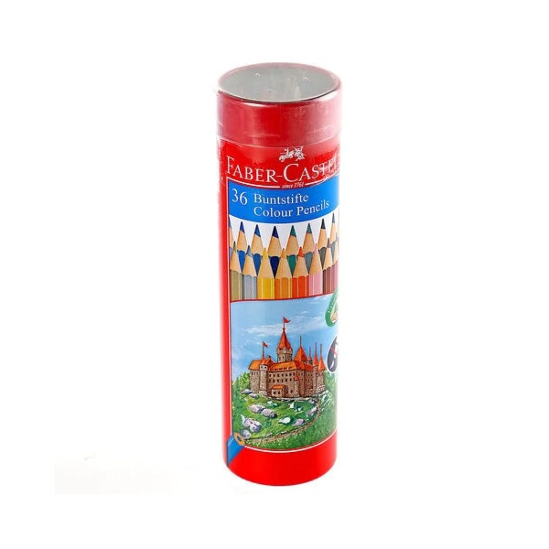 Faber Castell Colored Pencils Cylinder Case 36 Colors