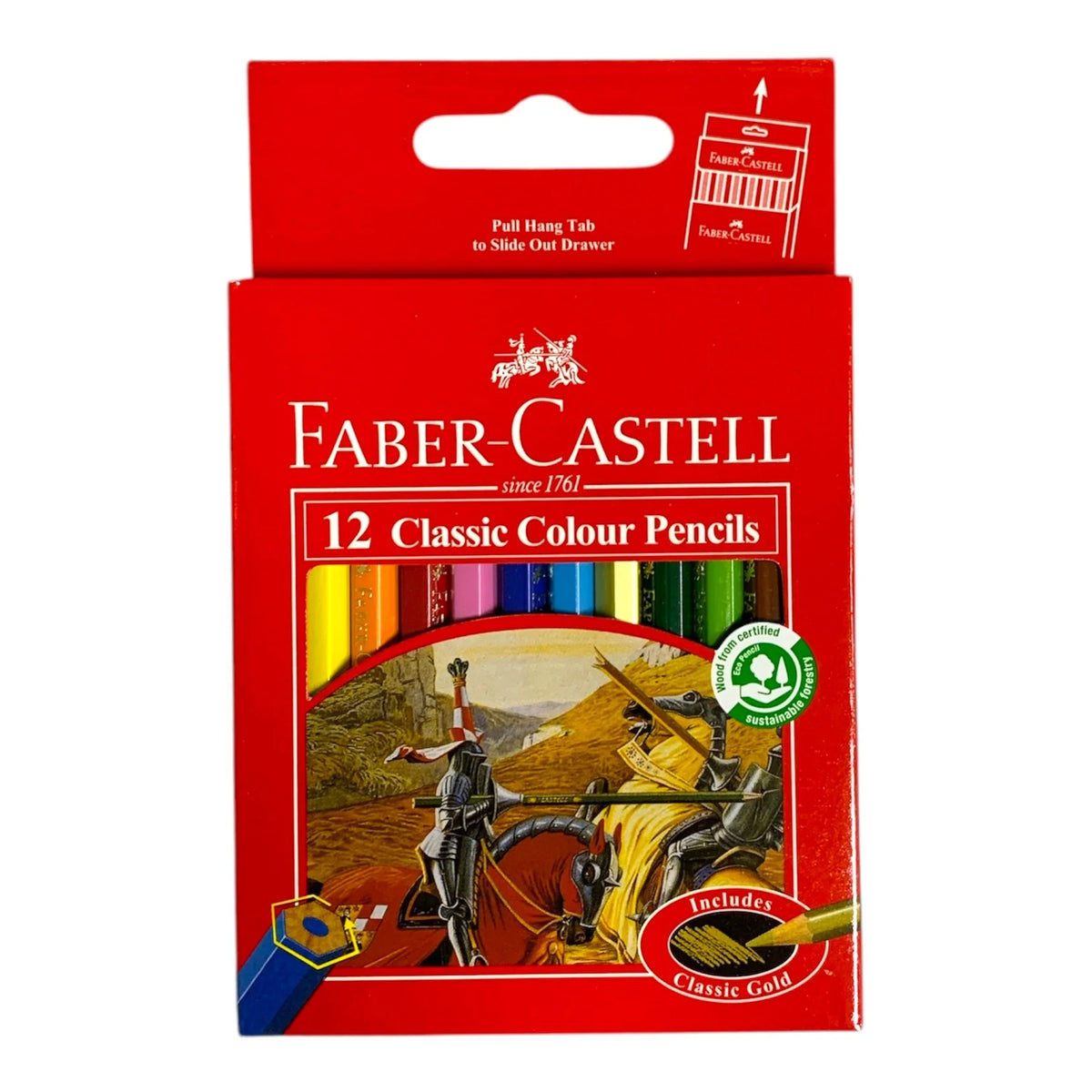 Faber Castell Short Colored Pencils 12 Colors