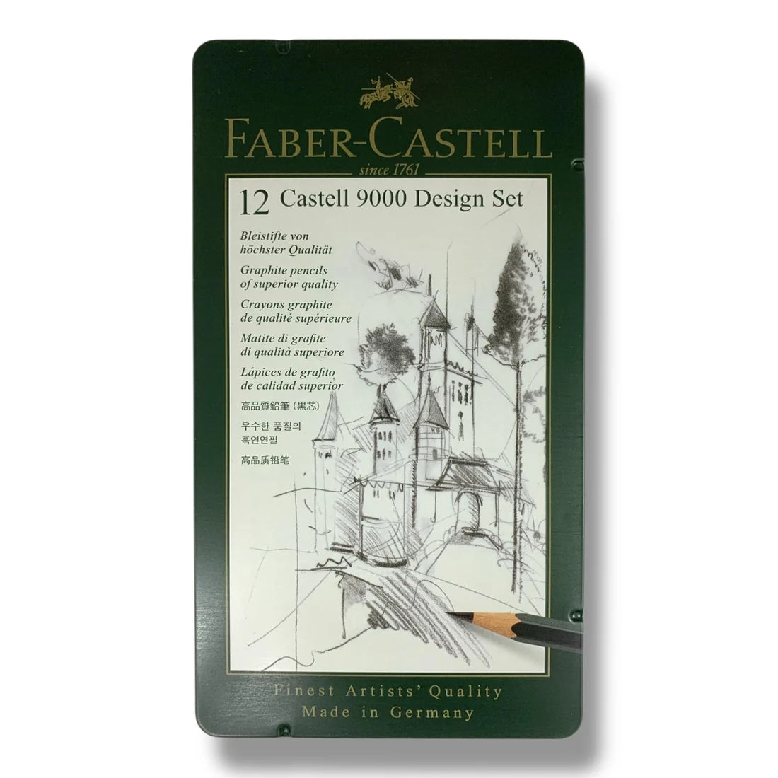 Faber Castell 9000 Design Set Graphite 12 Pencils