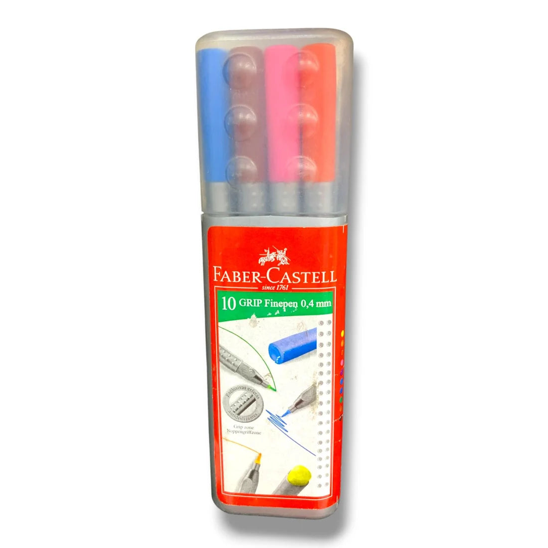 Faber castell Grip Fine Pen 10 Color Set 0.4mm