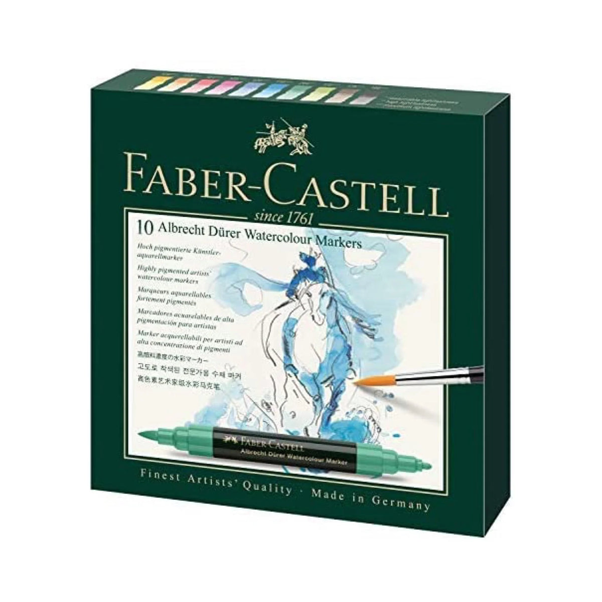 Faber Castell Albrecht Dürer Watercolor Markers Gift Box of 10