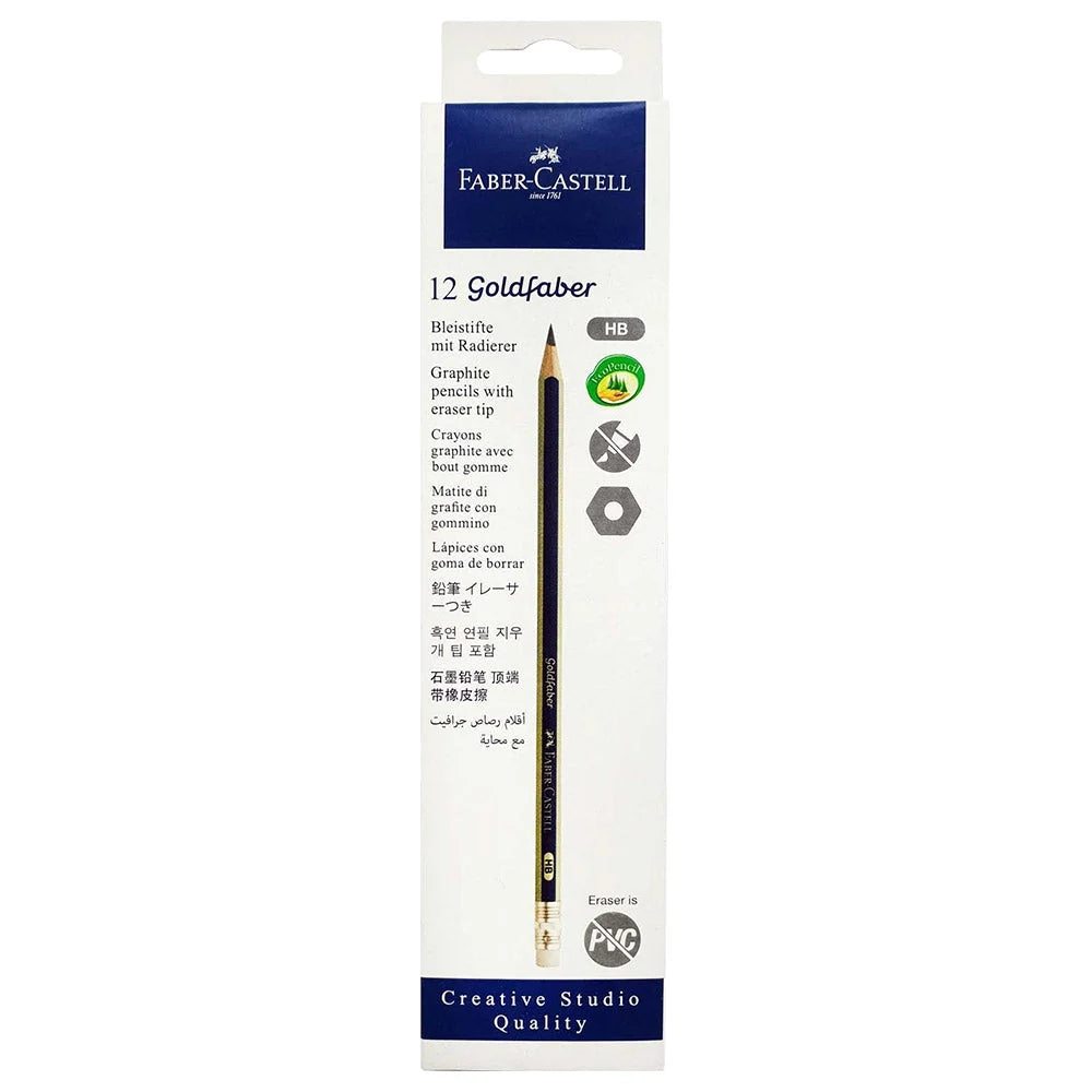 Faber Castell Gold Faber Pencil With Eraser