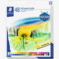Staedtler Karat Soft Pastel Chalks Assorted Colours (Pack of 48)