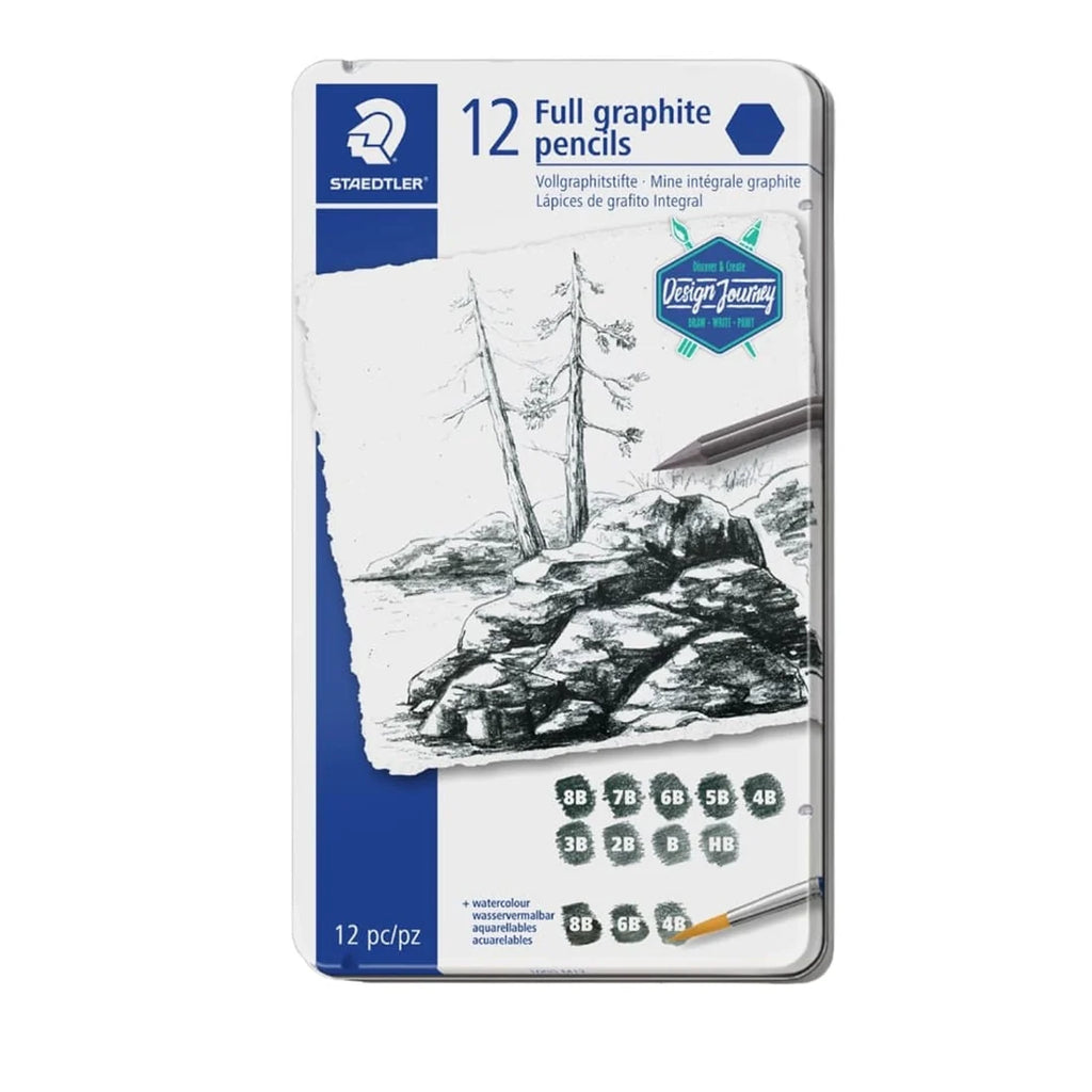 Staedtler 12 Full Graphite Pencils