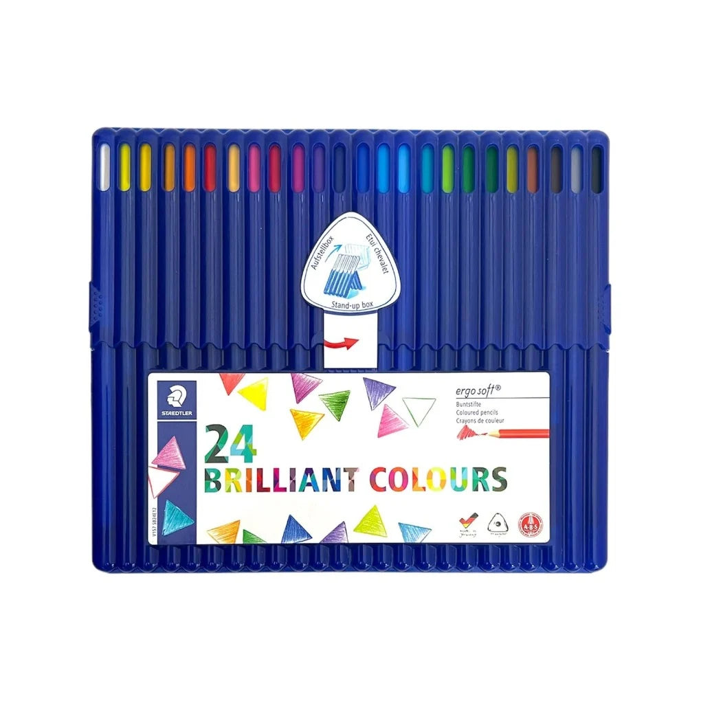Staedtler Ergo Soft 24 Triangular Colored Pencils