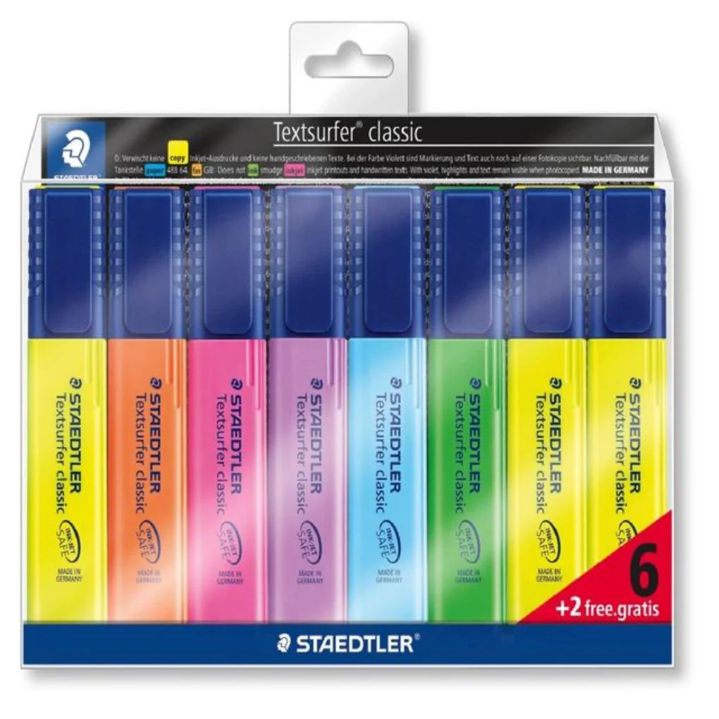 staedtler highlighter 8 colors