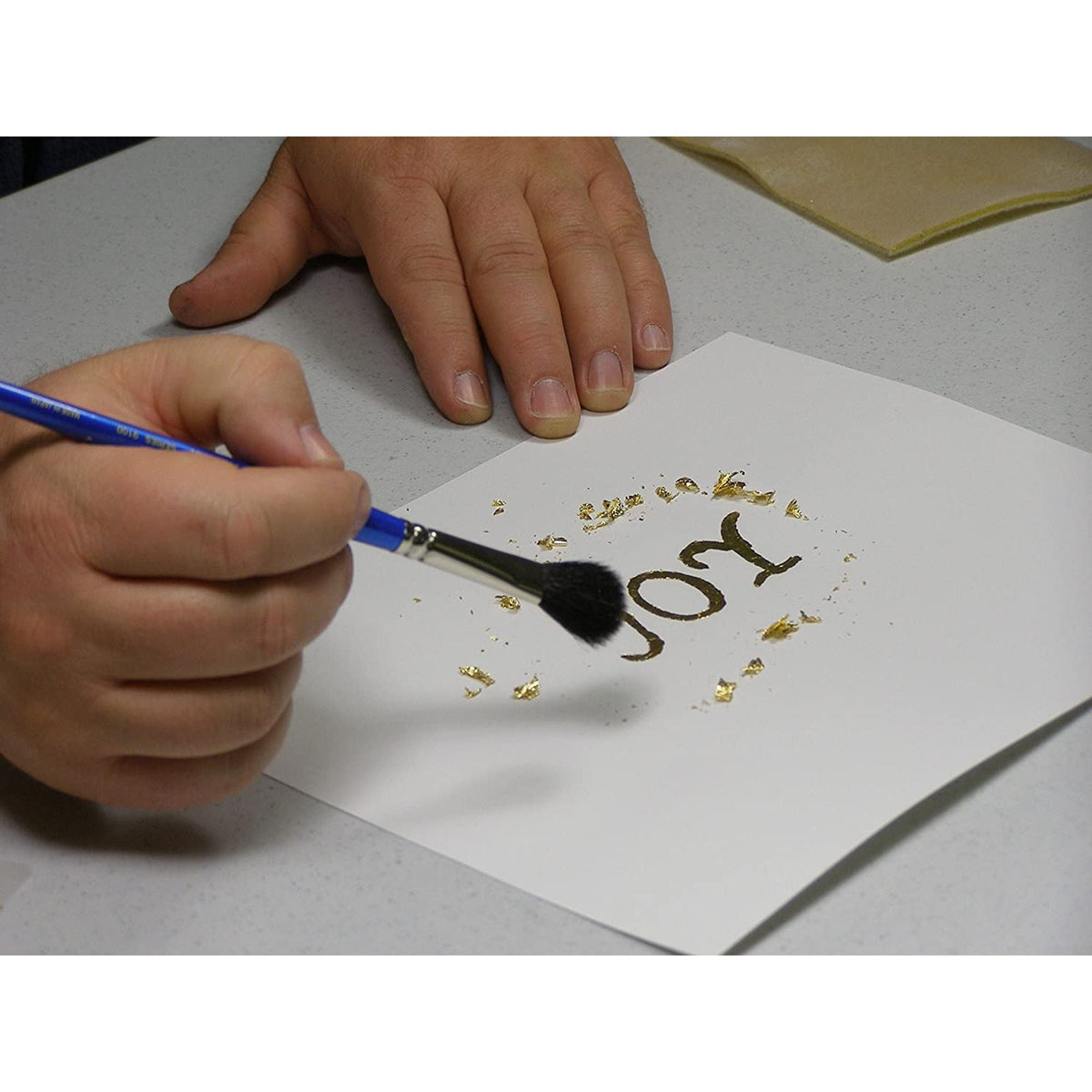 مجموعة قلم اللاصق وورق الذهب موناليزا من سبيدبول || Speedball MonaLisa Adhesive Pen and Gold Leaf Set
