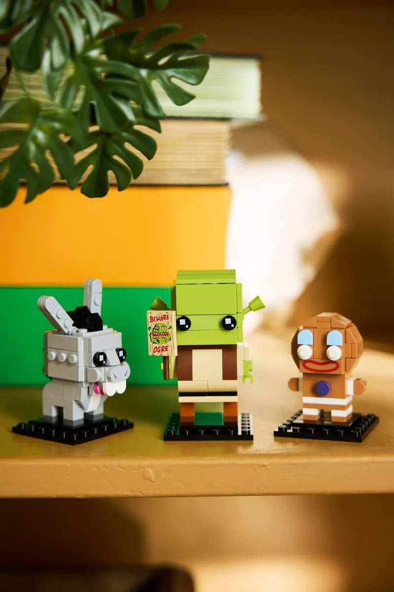 LEGO® BrickHeadz™ Shrek, Donkey & Gingy Figures 40923 || ليغو بريك هيدز شريك ودونكي وجينجي 40923