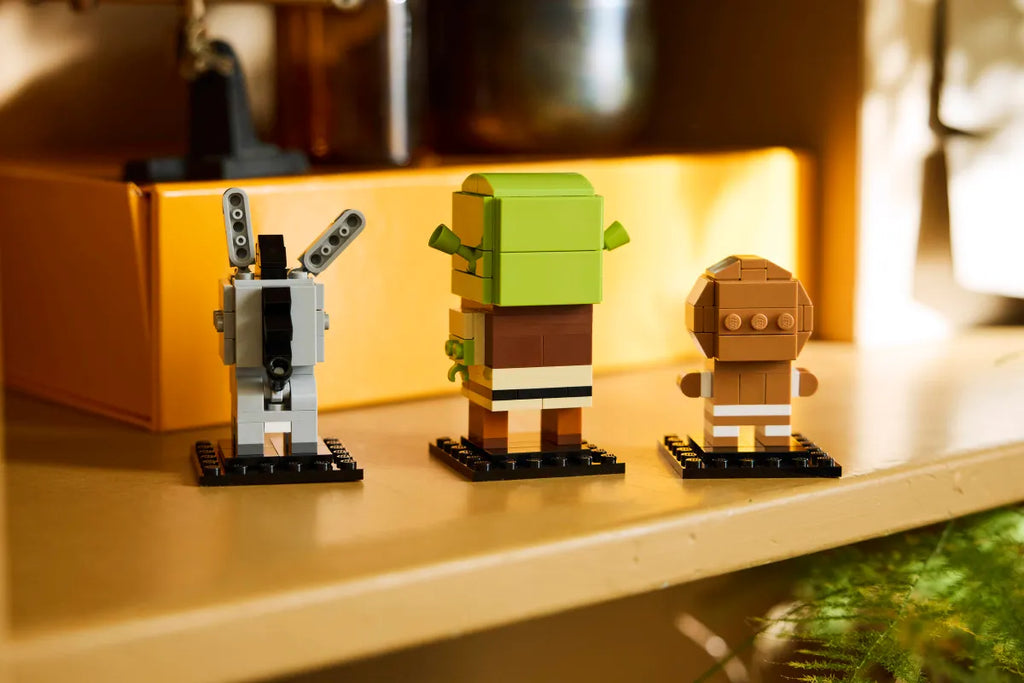 LEGO® BrickHeadz™ Shrek, Donkey & Gingy Figures 40923 || ليغو بريك هيدز شريك ودونكي وجينجي 40923