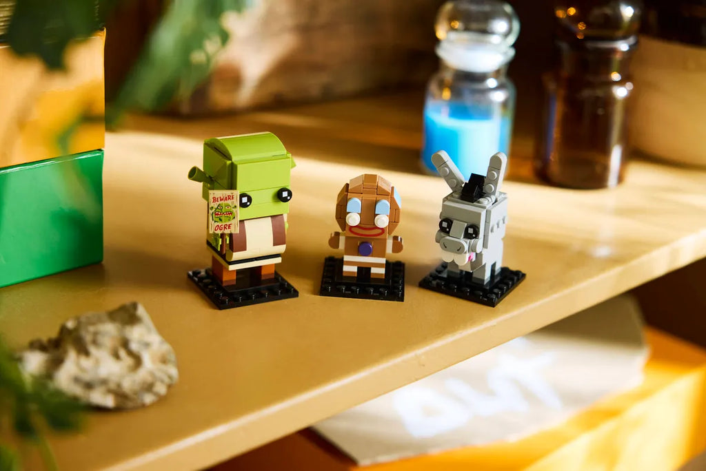 LEGO® BrickHeadz™ Shrek, Donkey & Gingy Figures 40923 || ليغو بريك هيدز شريك ودونكي وجينجي 40923