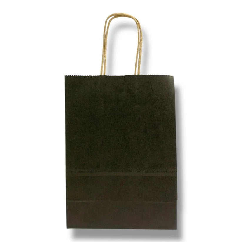 Gift Paper Bag 20 cm Black