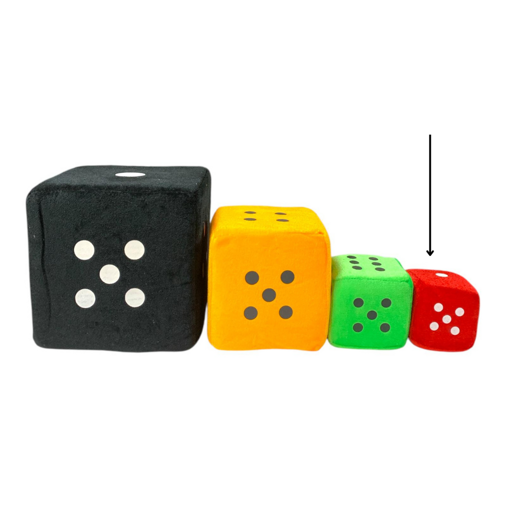 A&T Sponge Dice Assorted Colors 8 cm || نرد إسفنجي من A&T بألوان متنوعة مقاس 8 سم