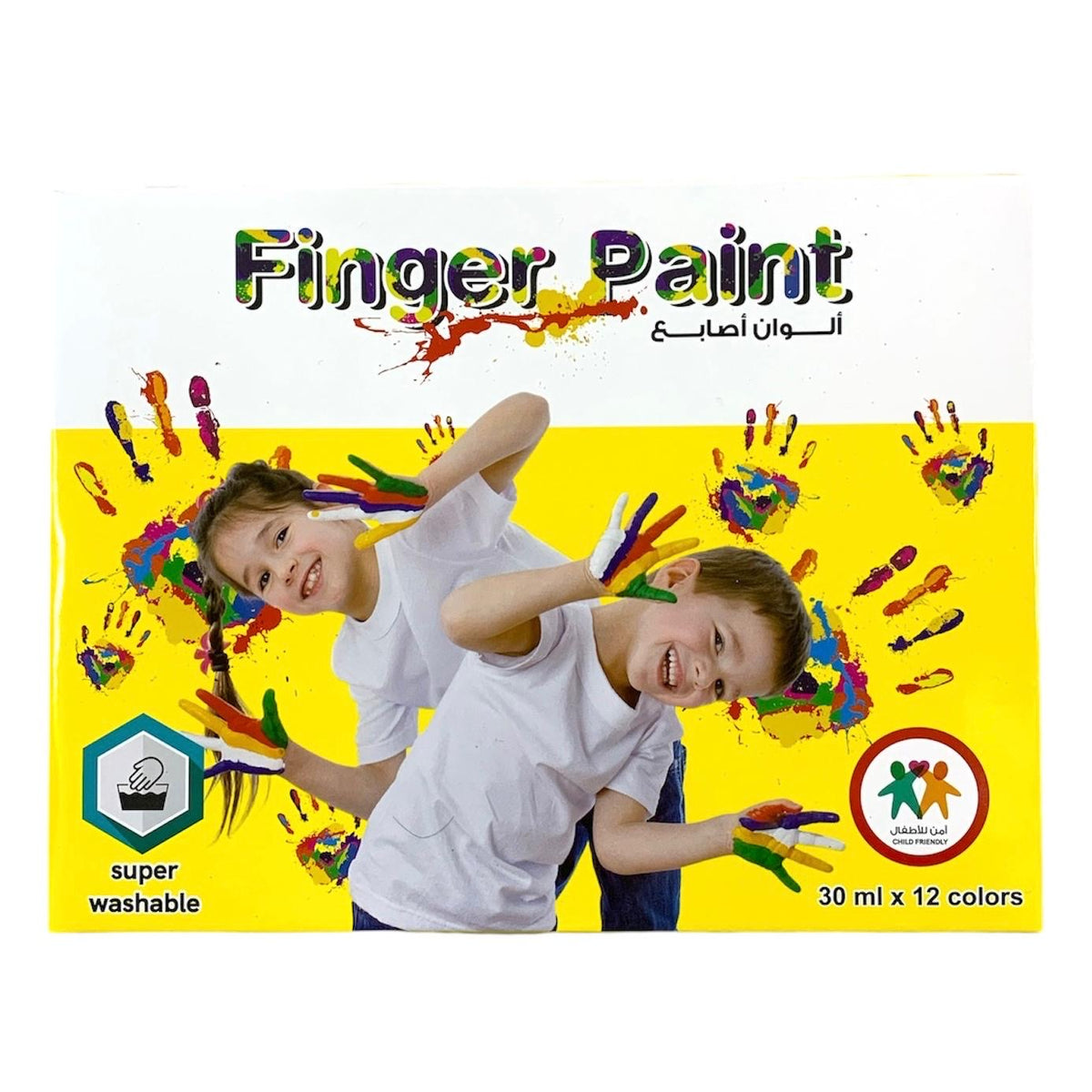 A&T Color Me Finger Paint 12 Colors || ألوان أصابع كولور مي ١٢ لوناً