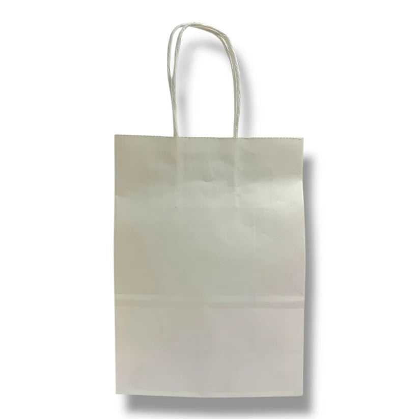 Gift Paper Bag 20 cm White