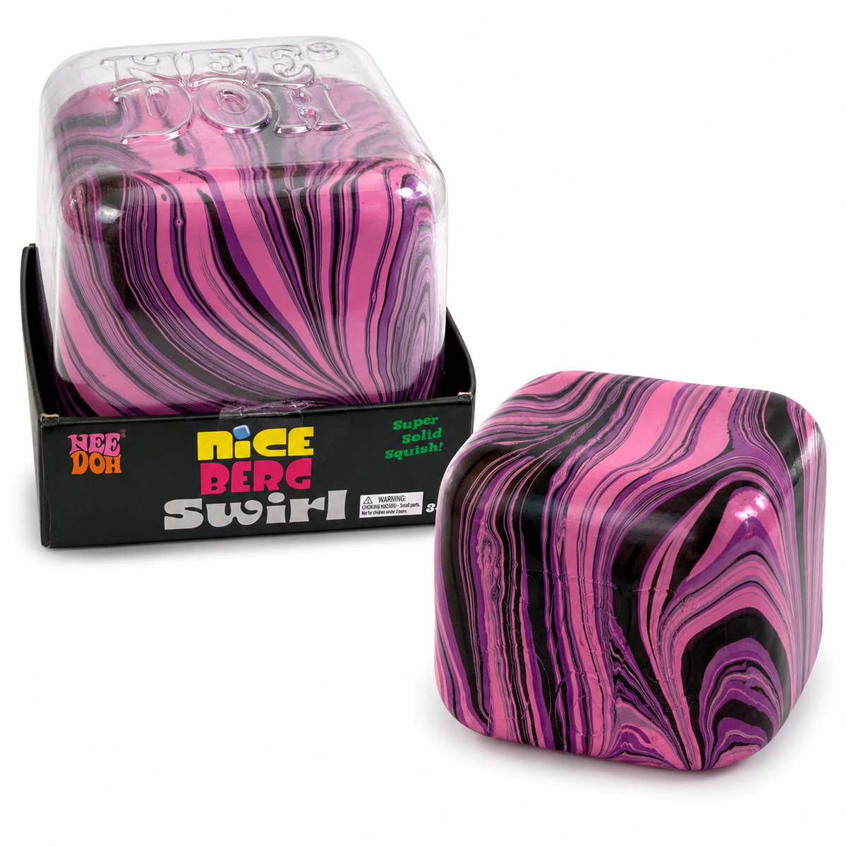 Needoh Nice Berg Swirl Black || نيدوه جبل الثلج رخامي أسود
