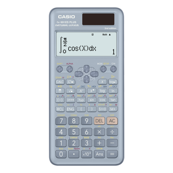 casio calculator fx 991 es plus bu || اله حاسبة كاسيو ٩٩١ العلمية لون ازرق