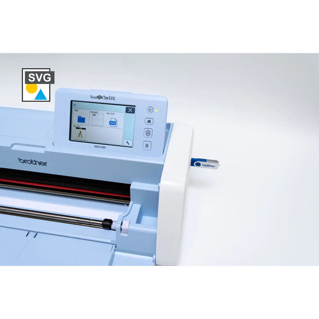 ماكينة قص الأقمشة والمنسوجات Brother SDX1200 ScanNCut || ماكينة قص ورق مقوى و ستيكرات و اقمشة برثر